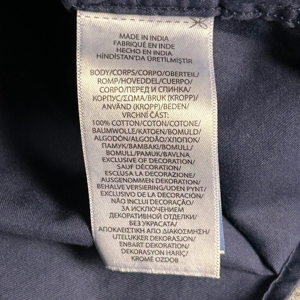 Kids Ralph Lauren Navy Blue Button Down Long Sleeve Shirt Size‎ M 10-12